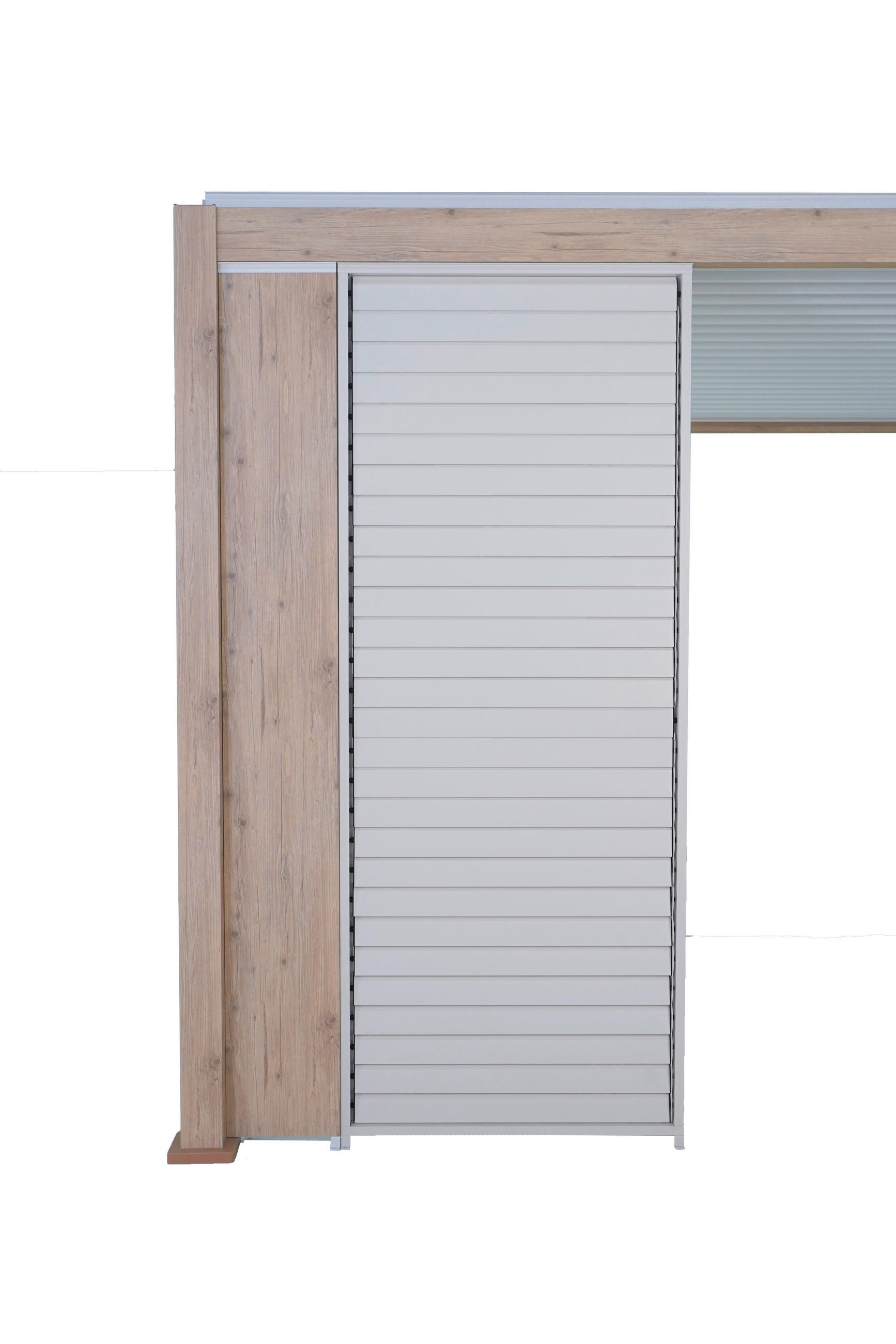 PERGOLA-SEITENTEIL 31/235/6 cm - Eichefarben, MODERN, Metall (31/235/6cm) - Gardenson