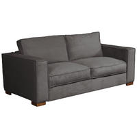ROZKLÁDACÍ POHOVKA, textil, šedá - šedá/tmavě hnědá, Design, dřevo/textil (203/85/99cm) - MID.YOU