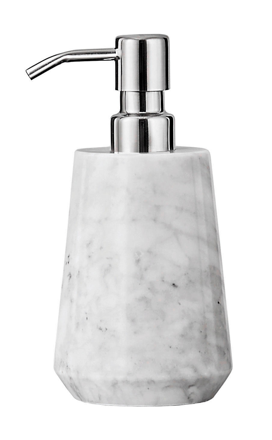 SEIFENSPENDER Stein  - Weiss, Basics, Stein (8,6/17,5cm) - Kleine Wolke