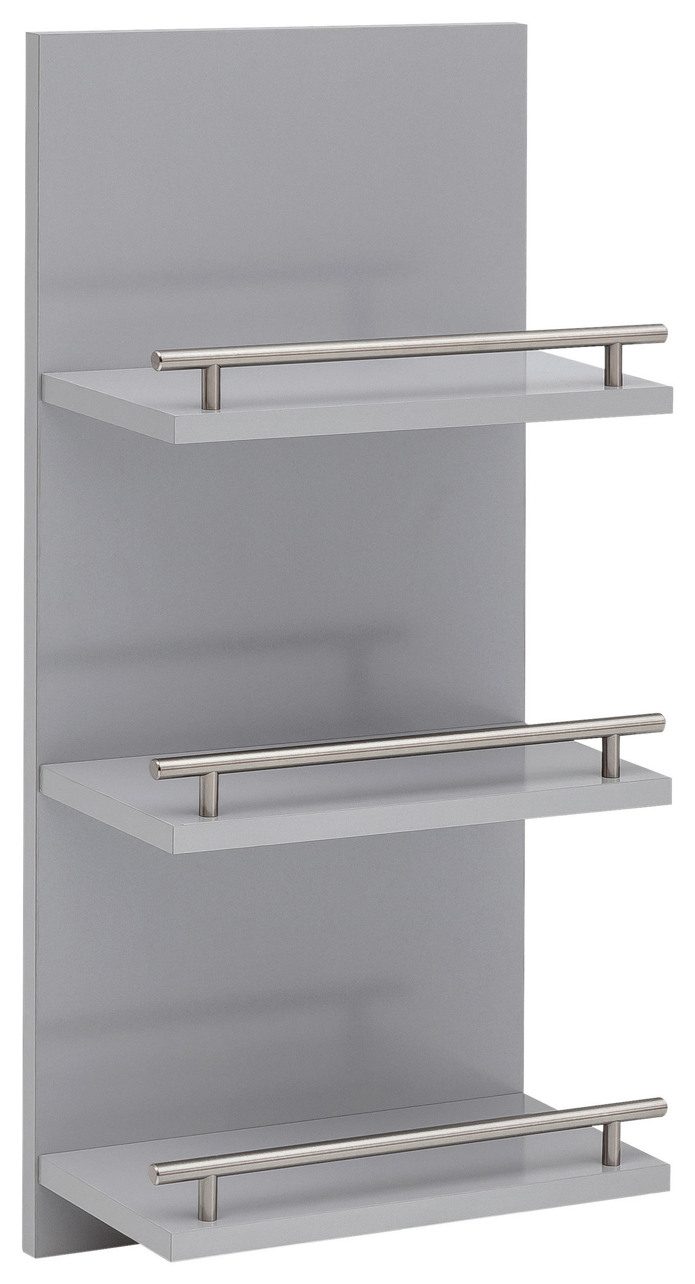 BADEZIMMERREGAL 30,3/70,2/17,5 cm  - Silberfarben, MODERN, Holzwerkstoff (30,3/70,2/17,5cm) - MID.YOU