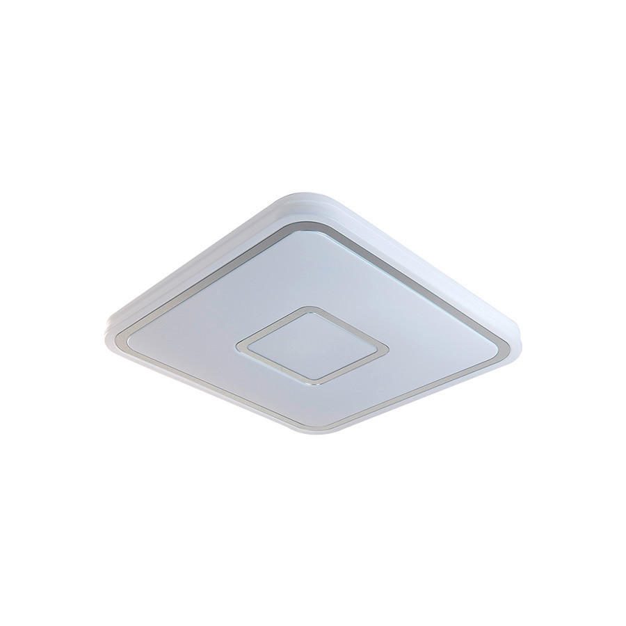 PLAFONIERĂ CU LED - alb, Basics, plastic/metal (43cm)