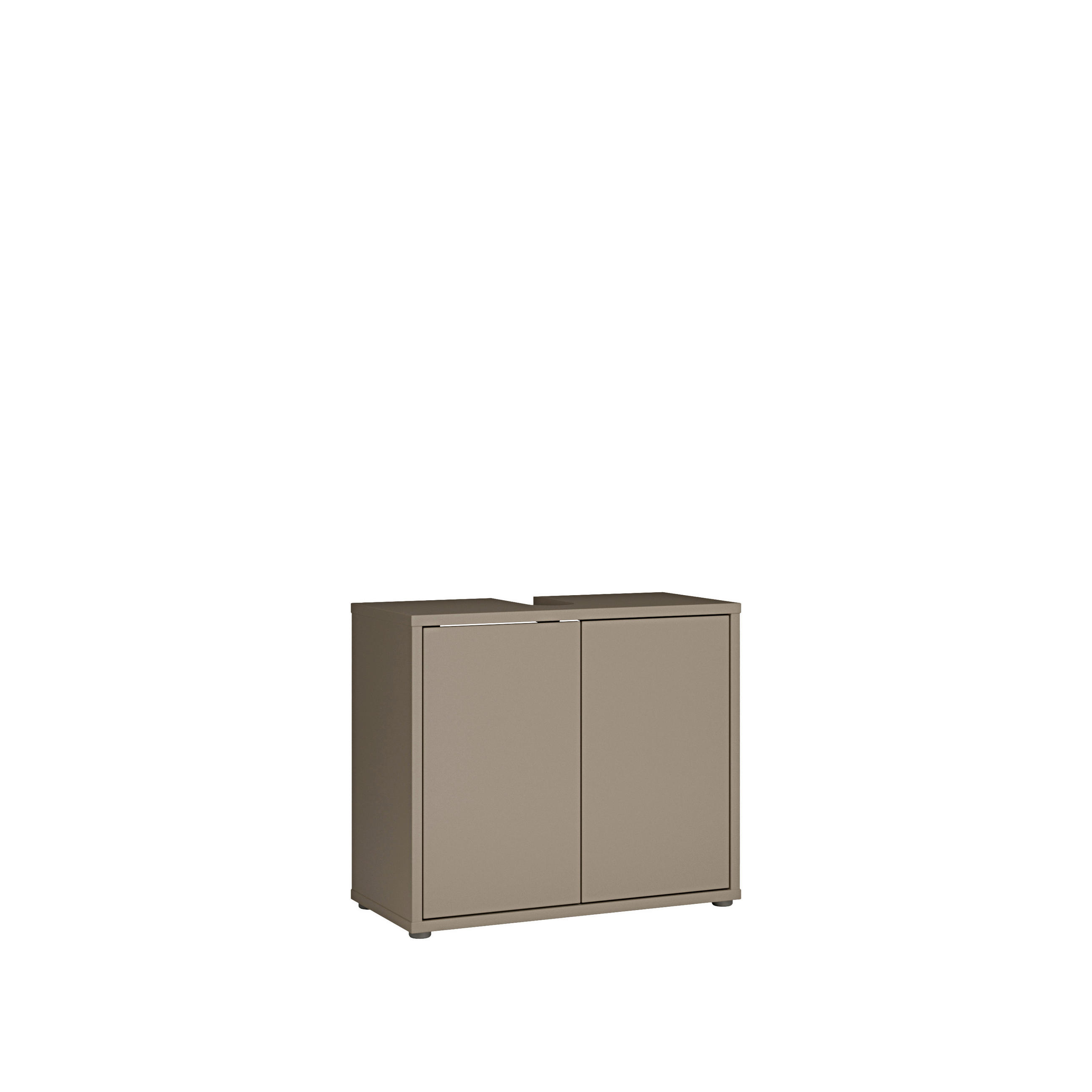 WASCHTISCHUNTERSCHRANK  - Taupe/Grau, MODERN, Holzwerkstoff/Kunststoff (74,5/63,9/34,9cm) - Xora
