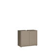 WASCHTISCHUNTERSCHRANK  - Taupe/Grau, MODERN, Holzwerkstoff/Kunststoff (74,5/63,9/34,9cm) - Xora