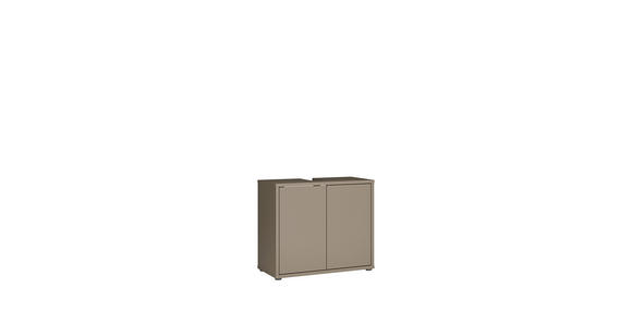 WASCHTISCHUNTERSCHRANK  - Taupe/Grau, MODERN, Holzwerkstoff/Kunststoff (74,5/63,9/34,9cm) - Xora
