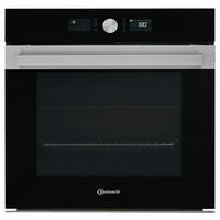 BACKOFENSET BAKOCLEANPRTECTPYRO  - Edelstahlfarben/Schwarz, Basics, Glas/Metall (59,8/5/51,8cm) - Bauknecht