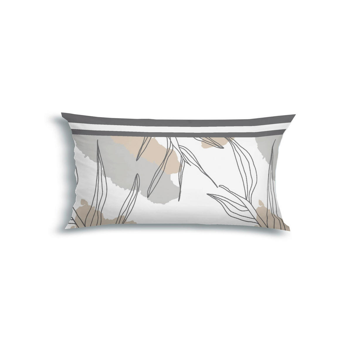 KOPFPOLSTERBEZUG 40/80 cm  - Grau, Basics, Textil (40/80cm) - Florella