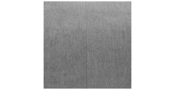 ECKSOFA Hellgrau Velours  - Hellgrau/Schwarz, KONVENTIONELL, Textil/Metall (226/155cm) - Carryhome