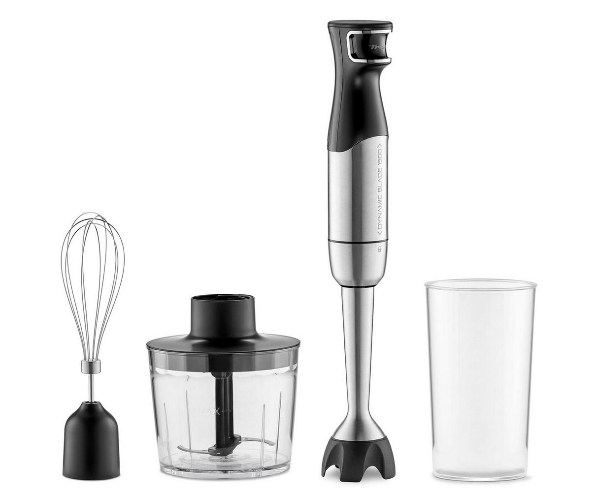 STABMIXER-SET  - Silberfarben/Schwarz, Basics, Metall (9/41cm) - Trisa Electronics