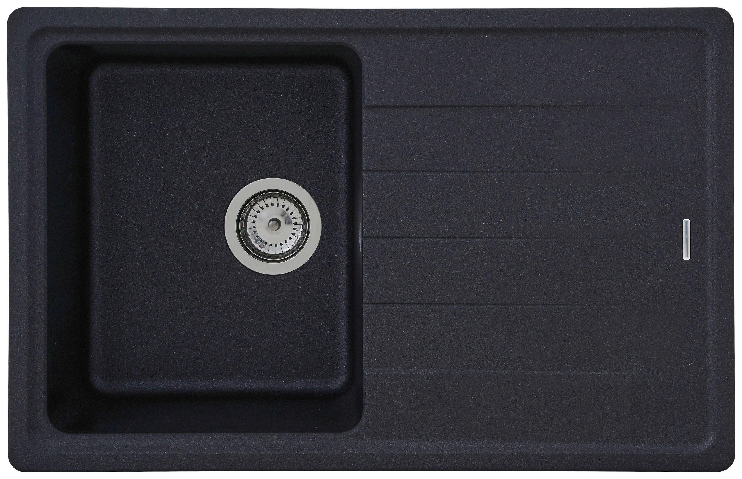 SPÜLE 1725COLUMBIA78X50S  - Schwarz, Trend, Stein (78/18,5/50cm) - Respekta