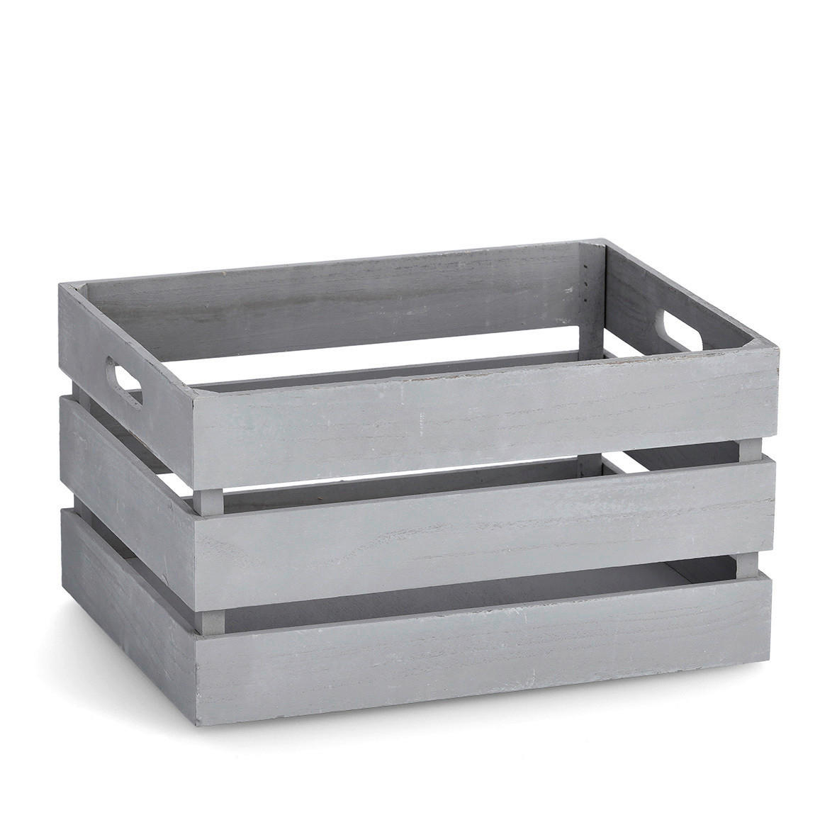 DEKOKISTE - Grau, Basics, Holz (39/29/21,5cm) - Zeller Present