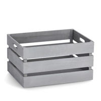 DEKOKISTE - Grau, Basics, Holz (39/29/21,5cm) - Zeller Present