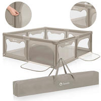 LAUFGITTER Willow  187/207/68 cm  - Beige, Basics, Kunststoff (187/207/68cm) - Lionelo