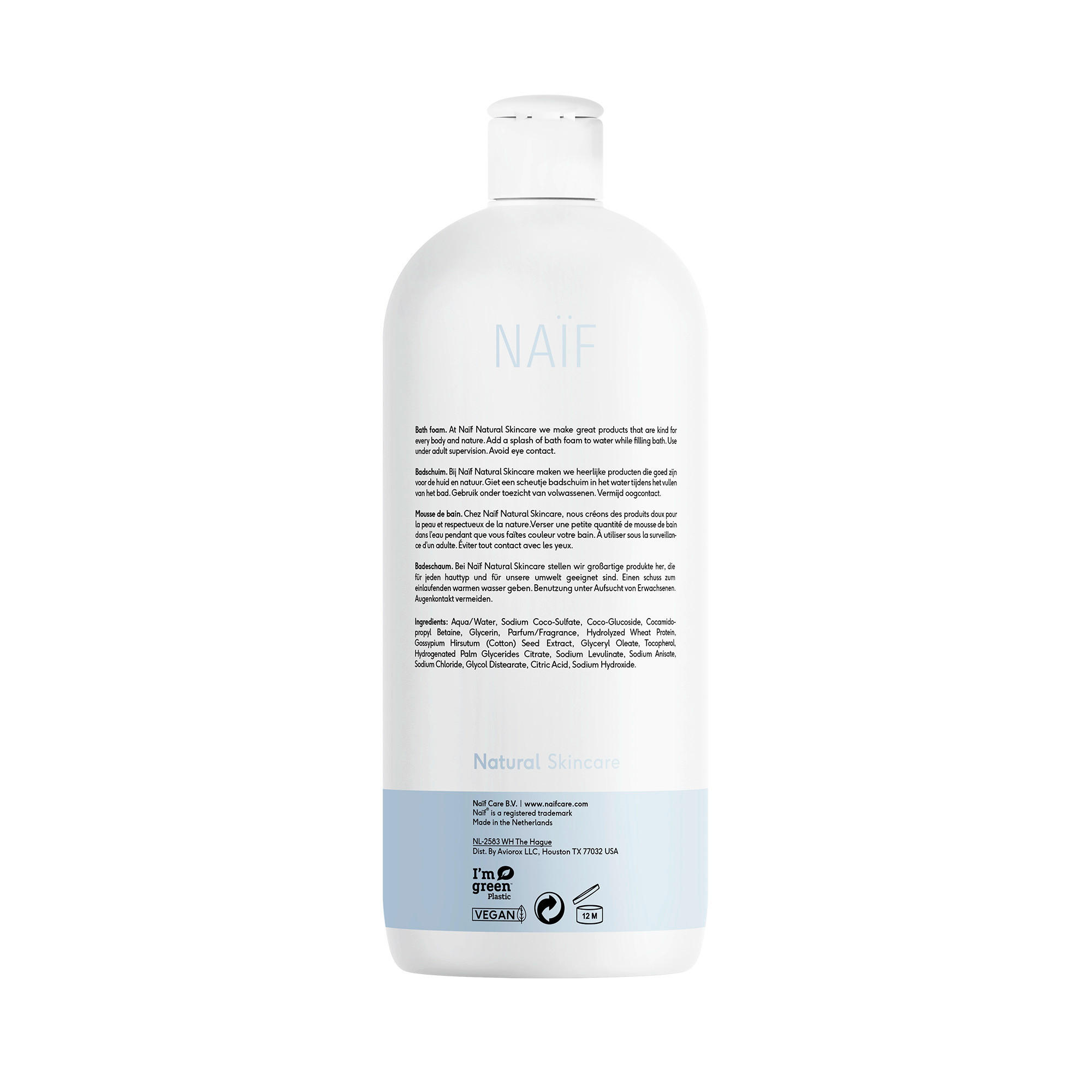 BADESCHAUM  - Weiss, Basics (7/18,3/7cm)