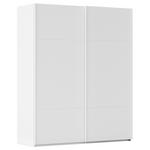 SCHWEBETÜRENSCHRANK  in Weiß  - Weiß, KONVENTIONELL, Holzwerkstoff/Metall (201/223/68cm) - Novel