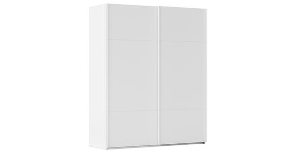 SCHWEBETÜRENSCHRANK  in Weiß  - Weiß, KONVENTIONELL, Holzwerkstoff/Metall (201/223/68cm) - Novel