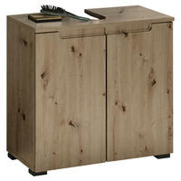 WASCHBECKENUNTERSCHRANK 60/57/32 cm  - Schwarz/Eiche Artisan, Modern, Holzwerkstoff/Kunststoff (60/57/32cm) - MID.YOU