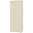 SCHUHSCHRANK Alice Springs  in 74,5/191,9/34,9 cm  - Sandfarben/Grau, MODERN, Holzwerkstoff/Kunststoff (74,5/191,9/34,9cm) - Xora