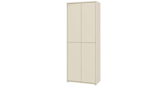SCHUHSCHRANK Alice Springs  in 74,5/191,9/34,9 cm  - Sandfarben/Grau, MODERN, Holzwerkstoff/Kunststoff (74,5/191,9/34,9cm) - Xora
