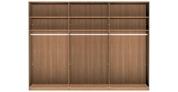 SCHWEBETÜRENSCHRANK 300/236/67 cm 3-türig Buchefarben - Buchefarben, Natur, Glas/Holz (300/236/67cm) - Linea Natura