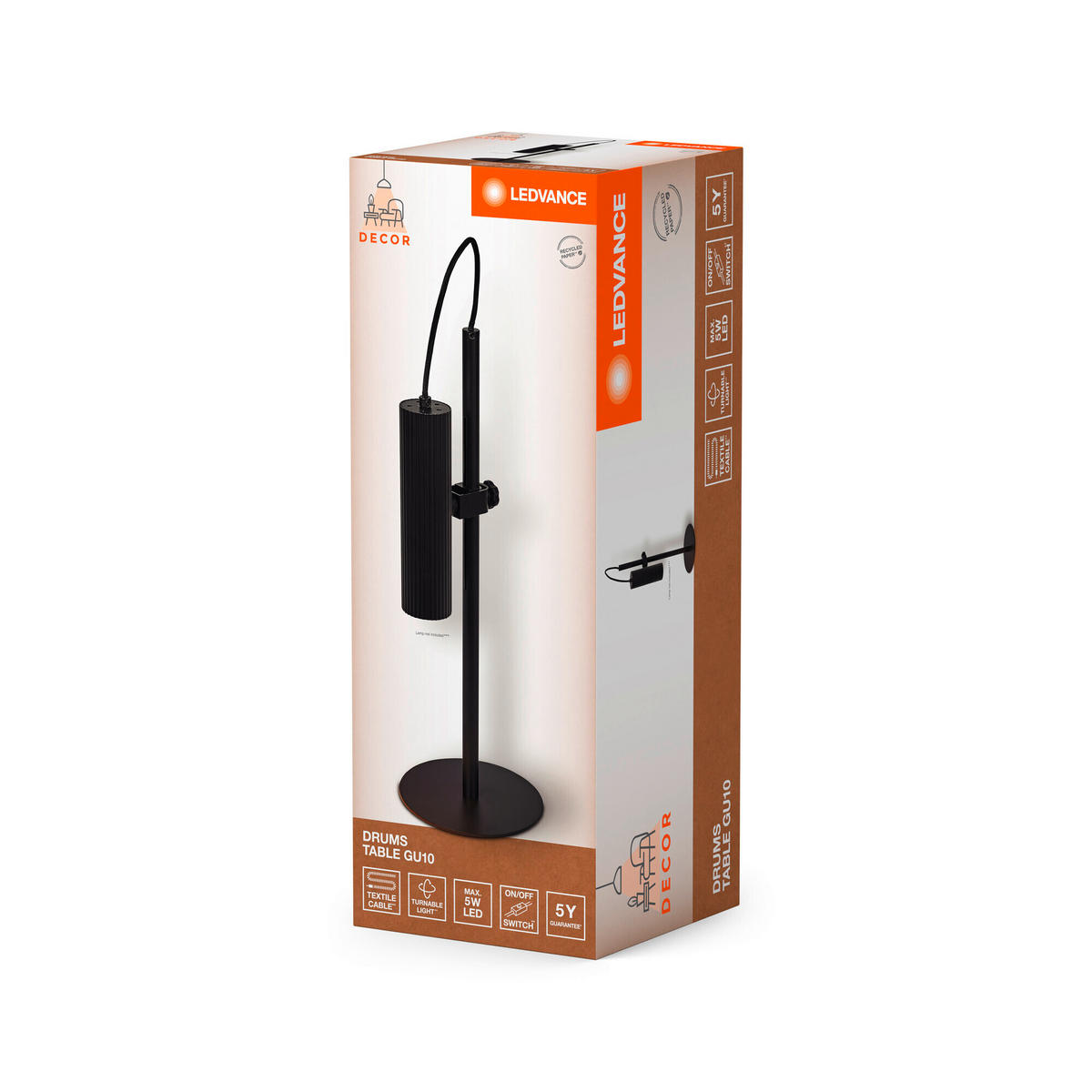 TISCHLEUCHTE 18/17/49 cm   - Design, Metall (18/17/49cm) - Ledvance