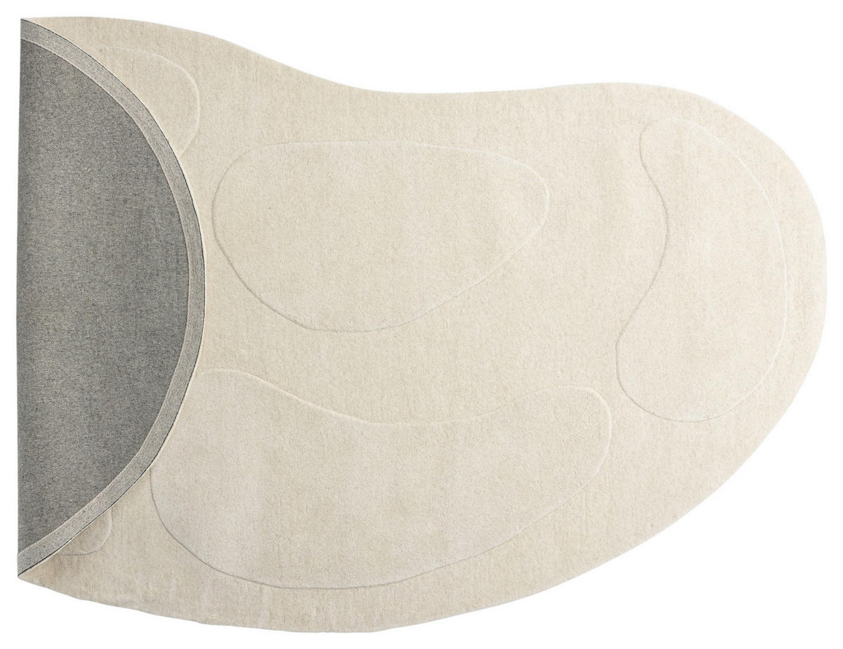 HOCHFLORTEPPICH 290/175 cm Weiß  - Weiß, LIFESTYLE, Textil (290/175cm) - P & B