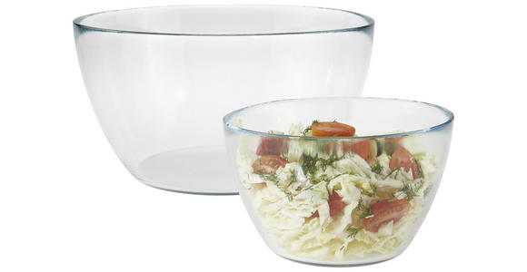 SCHÜSSEL 26 cm  - Klar, Basics, Glas (26cm) - Novel