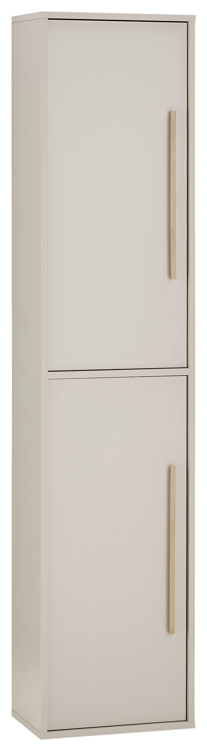 HOCHSCHRANK 40/176/26 cm  - Kaschmir/Eichefarben, Design, Holzwerkstoff/Kunststoff (40/176/26cm) - home24