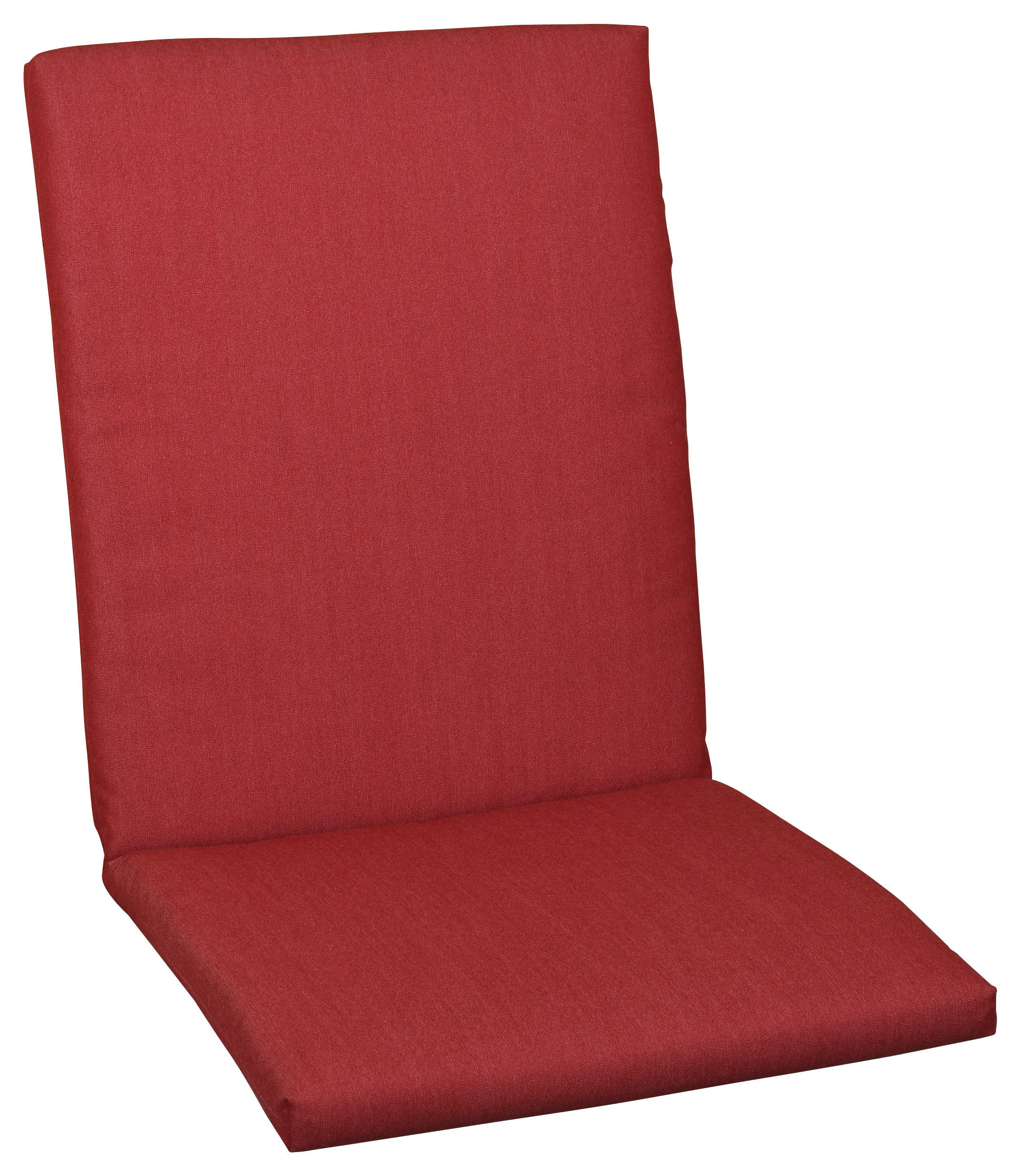 SESSELAUFLAGE Uni  - Rot, Basics, Textil (50/4/109cm)