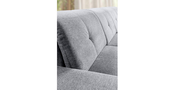 WOHNLANDSCHAFT Grau Chenille  - Grau, KONVENTIONELL, Kunststoff/Textil (240/340/188cm) - Carryhome