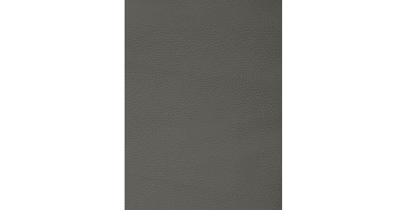 ARMLEHNSTUHL in Eisen Leinenoptik Echtleder pigmentiert - Khaki/Schwarz, Design, Leder/Textil (60/80,5/62cm) - Novel