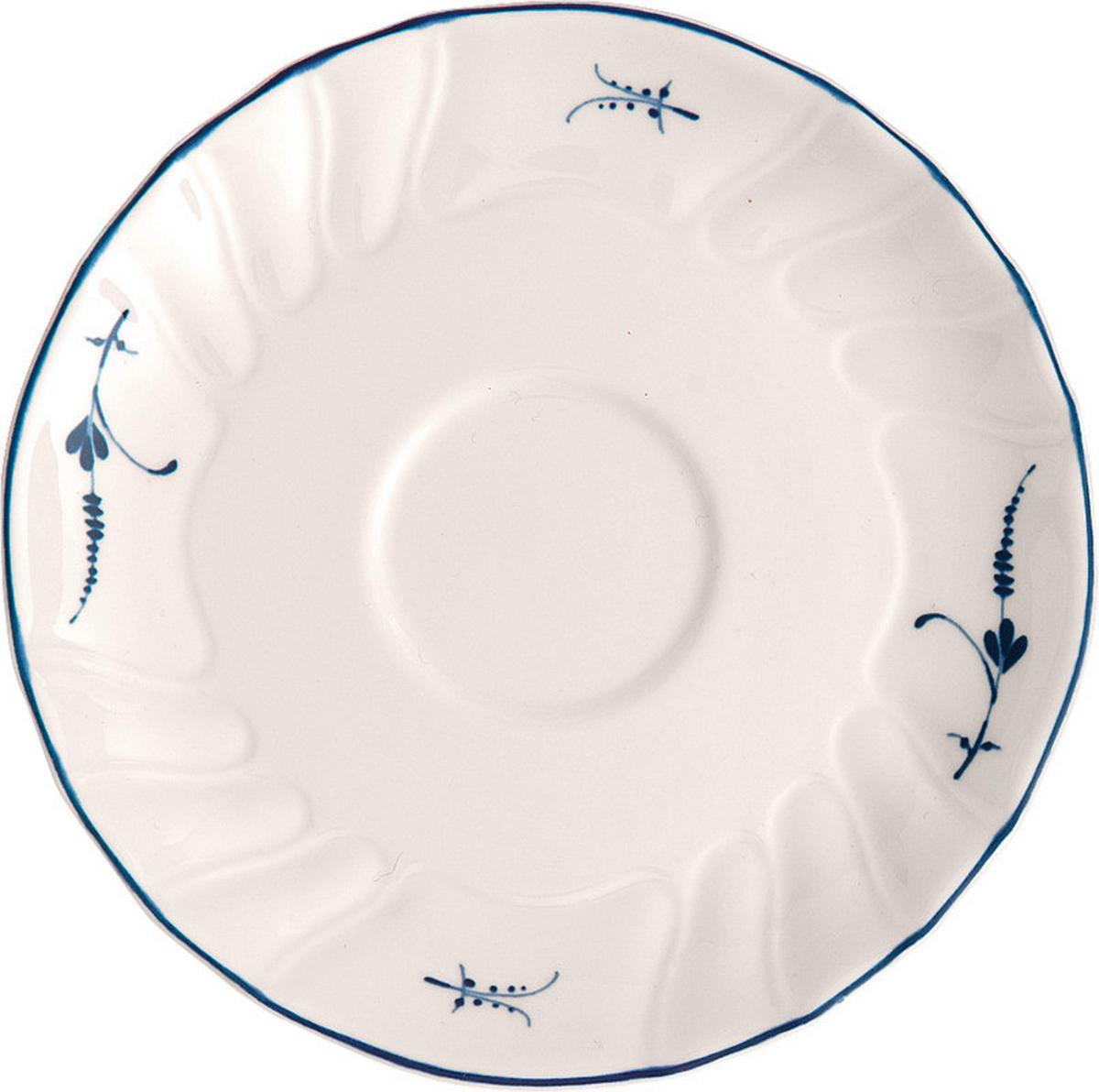 TANJURIĆ ZA ŠALICU ZA ESPRESS    Old Luxembourg  - bijela/plava, Basics, keramika (12cm) - Villeroy & Boch