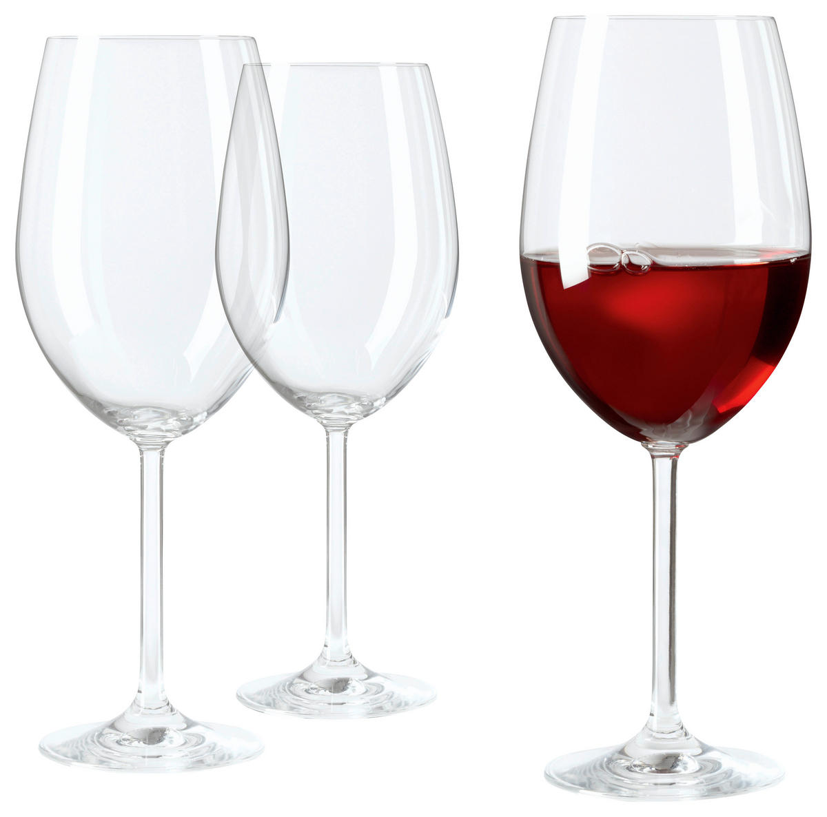 BORDEAUXGLAS 650 ml  - Klar, KONVENTIONELL, Glas (650ml) - Leonardo