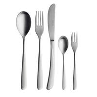 BESTECKSET Venti Edelstahl  für 9 Personen  - Edelstahlfarben, Basics, Metall - PURESIGNS