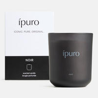 DUFTKERZE  - Schwarz, Basics, Glas (9/9/11,5cm) - Ipuro