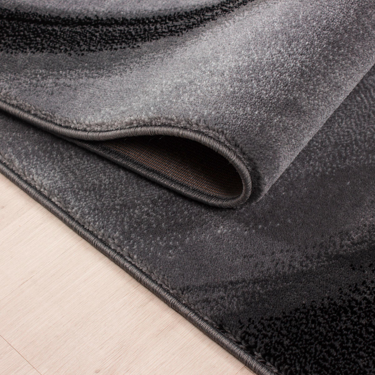 FLACHWEBETEPPICH 140/200 cm Miami Schwarz  - Schwarz, Design, Textil (140/200cm) - Novel