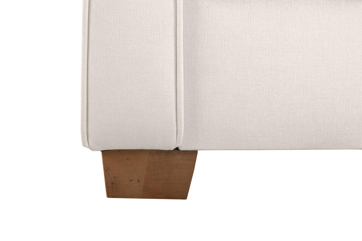 SESSEL in Creme  - Buchefarben/Creme, Design, Holz/Textil (93/89/82cm) - MID.YOU