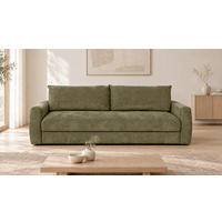 SCHLAFSOFA Chenille Grün  - Grün, Design, Textil (238/90/116cm) - Livetastic