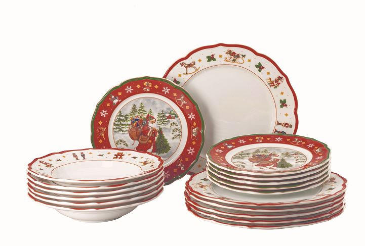 JEDILNI SERVIS      18-delni   - večbarvno, Basics, keramika (30/30/30cm) - Hutschenreuther