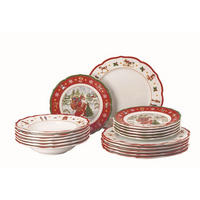 JEDILNI SERVIS      18-delni   - večbarvno, Basics, keramika (30/30/30cm) - Hutschenreuther