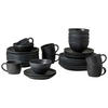 KOMBISERVICE Schwarz LIVIA 30-teilig 6 Personen  - Schwarz, Basics, Keramik - Costa Nova
