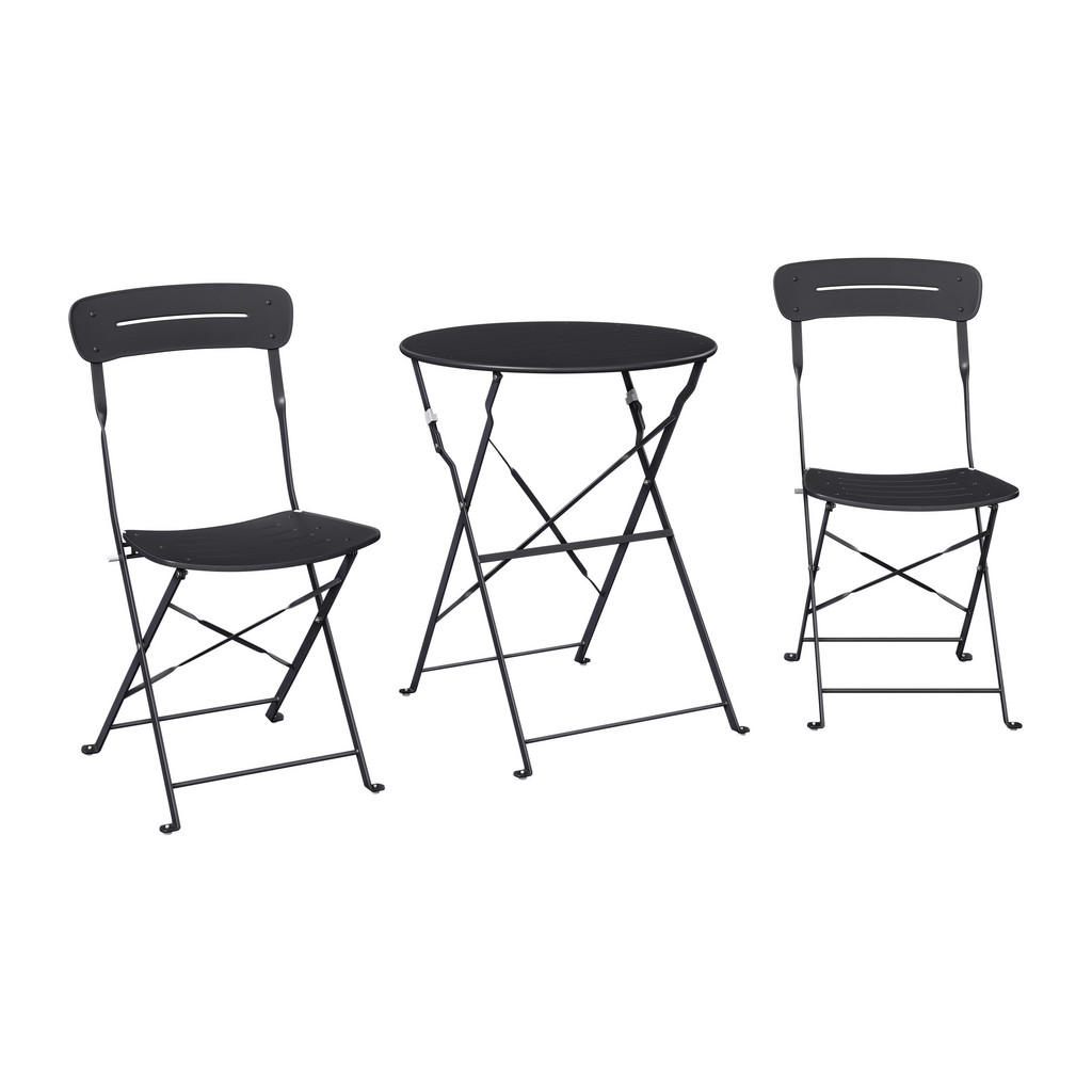 Balkonset Paris 3-tlg. Stahl In Anthrazit