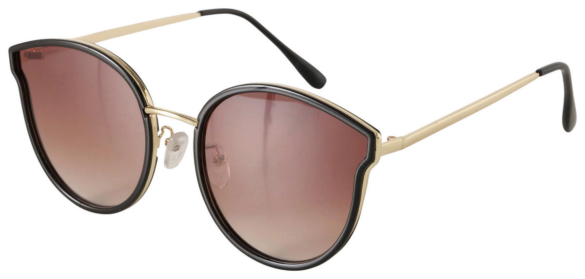 SONNENBRILLE  - Goldfarben, LIFESTYLE, Kunststoff/Metall (15/14/5,5cm)