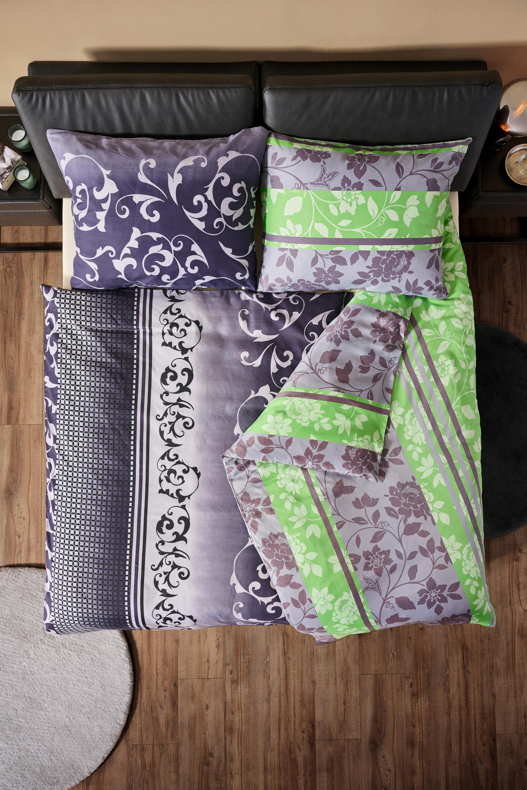 POVLEČENÍ, mikrovlákno, šedá, 140/200 cm - šedá, Konvenční, textil (140/200cm) - Boxxx