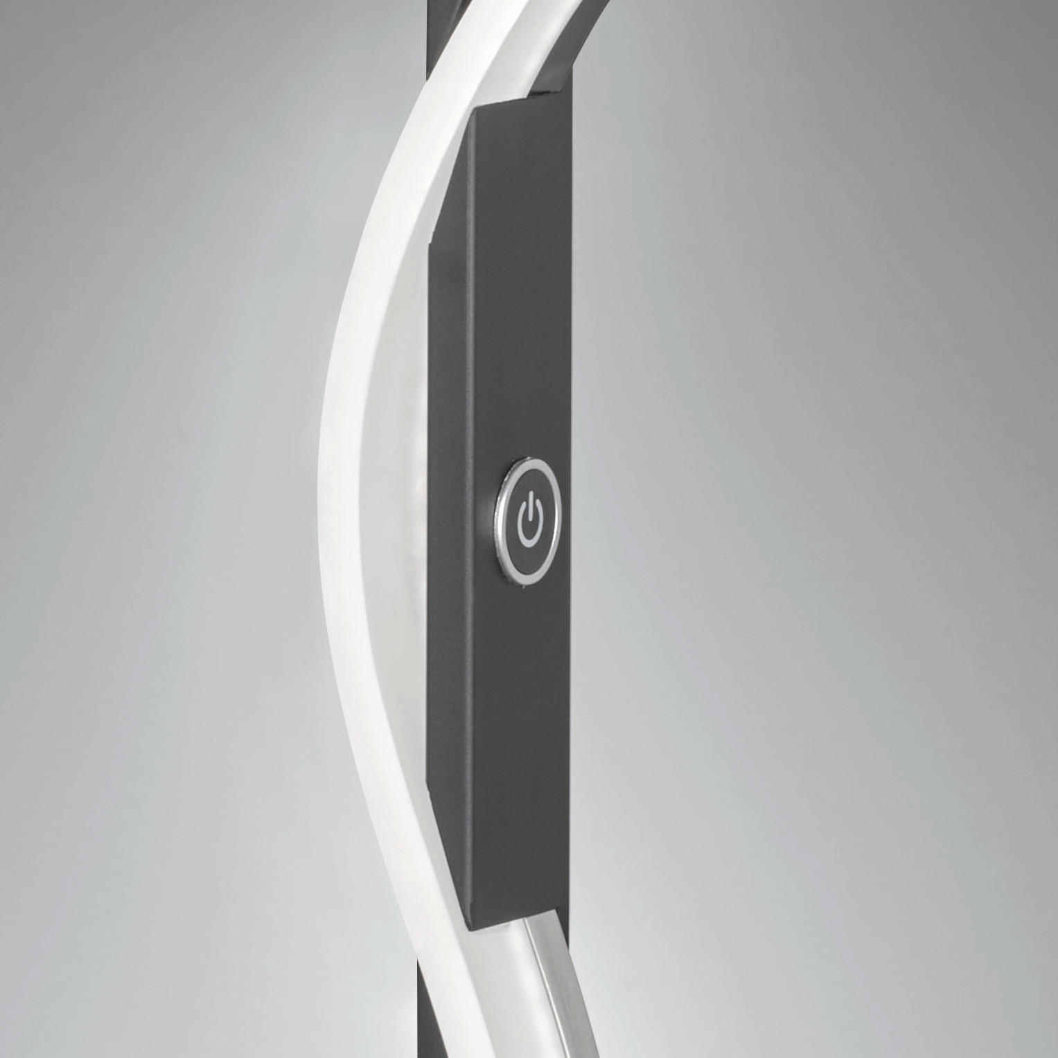 LED-TISCHLEUCHTE - Schwarz, Design, Metall (13,00/40,50cm) - Fischer & Honsel