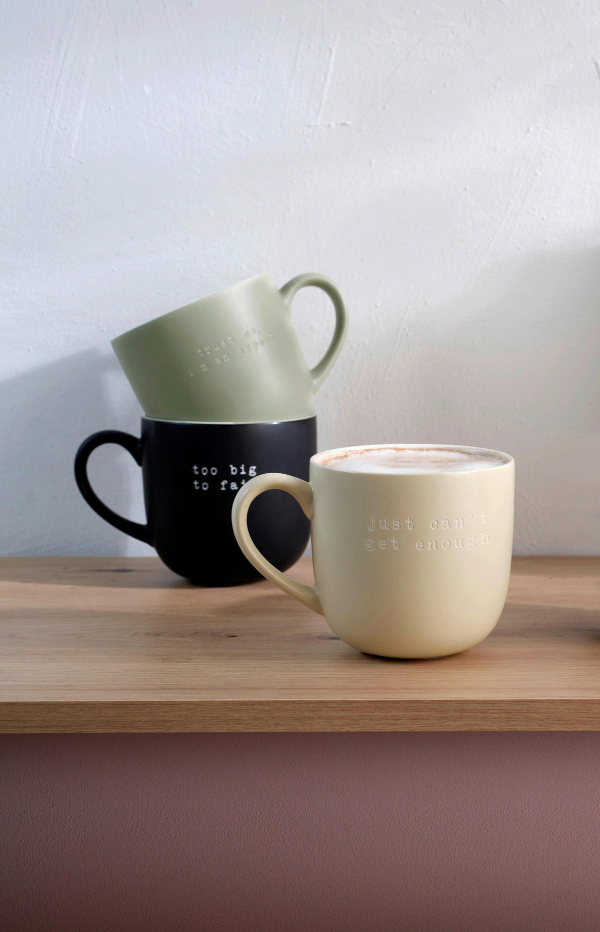 BECHER hey!    - Beige, Basics, Keramik (600ml) - ASA