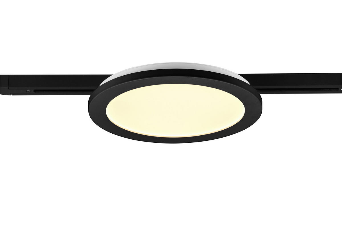DECKENLEUCHTE  26,0/2,7 cm    - Schwarz, Basics, Kunststoff (26,0/2,7cm) - Trio Leuchten