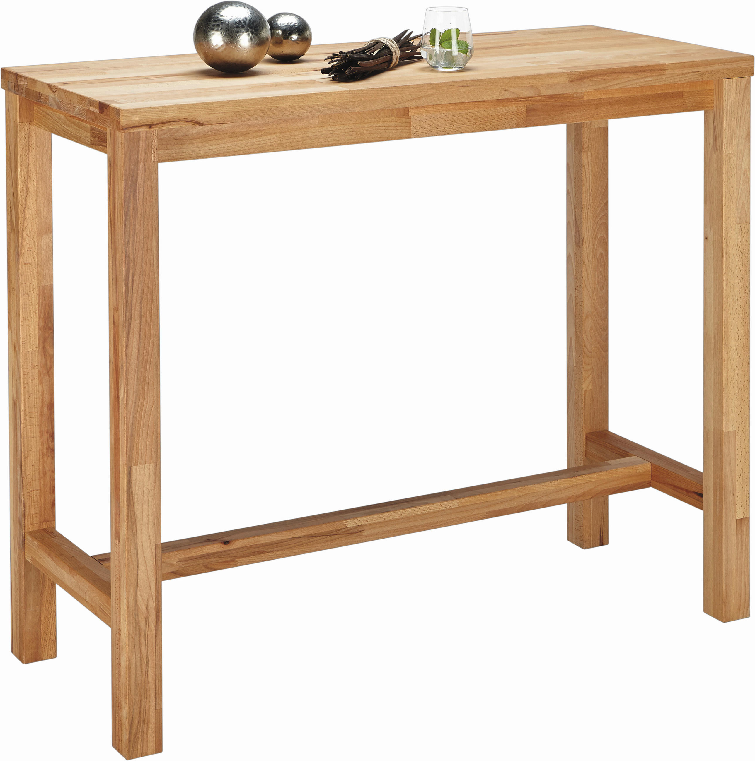 BARSKA MIZA  - barve bukve, Design, les (120/107/50cm) - Carryhome