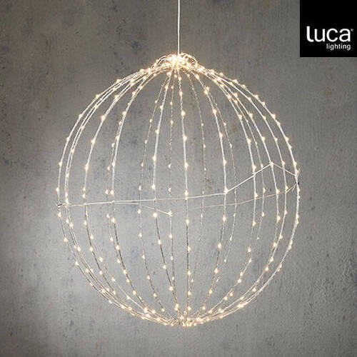 LED SVJETILJKA DEKORATIVNA  - bijela, Basics, metal (60/60/60cm) - X-Mas