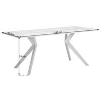 ESSTISCH Asteiche massiv rechteckig Eichefarben  - Eichefarben, KONVENTIONELL, Holz (180/90/76cm) - Venda