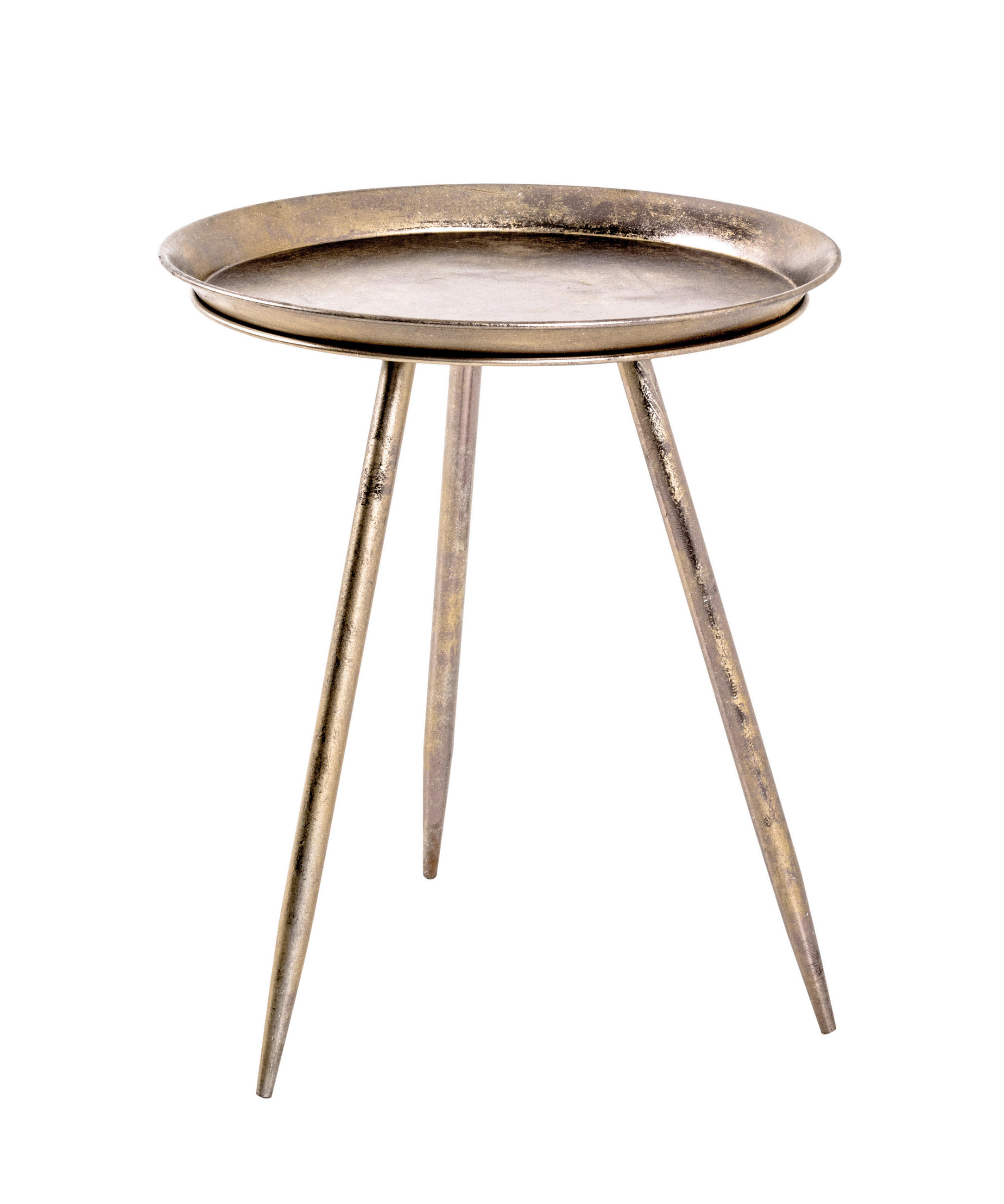KISASZTAL fém  44/54 cm  - bronz, Modern, fém (44/54cm) - Modern Living